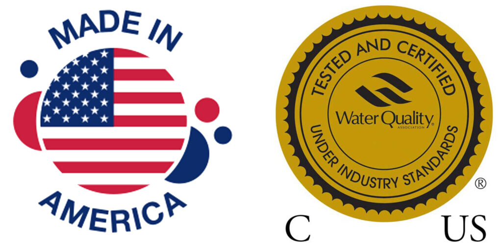 Water Quality Gold Seal - Made in America.