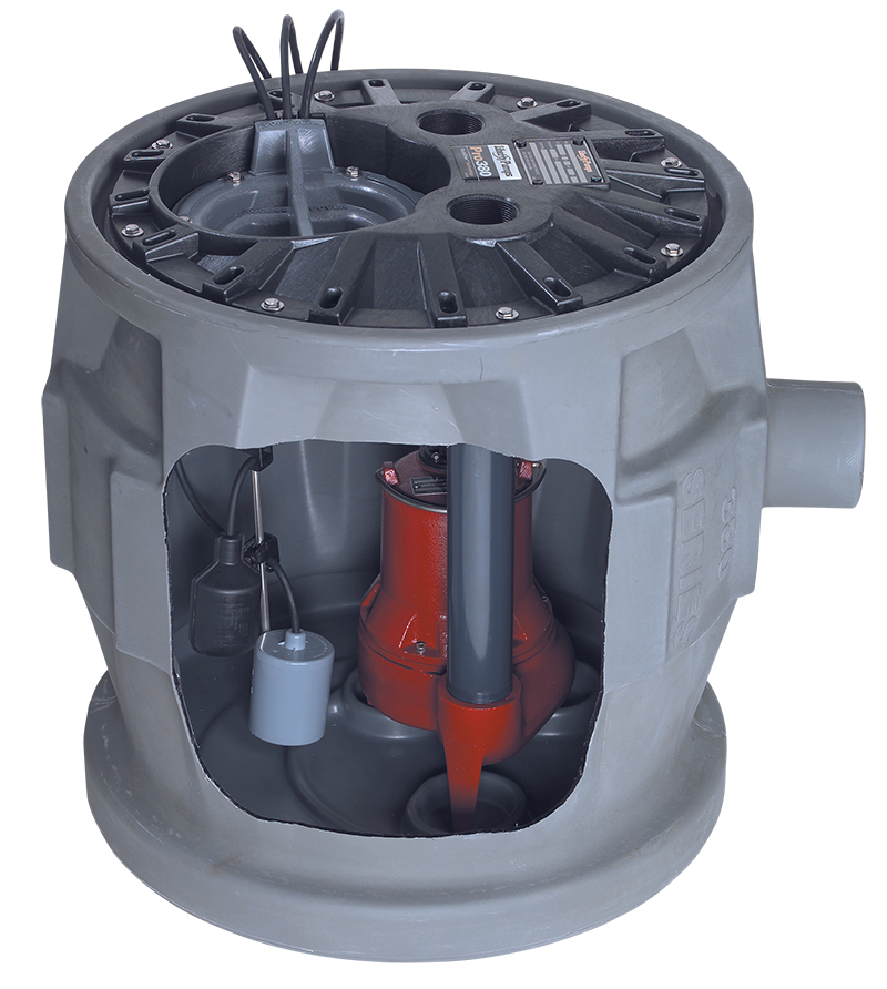 Pro380-Series: 24" x 24" Simplex Sewage System