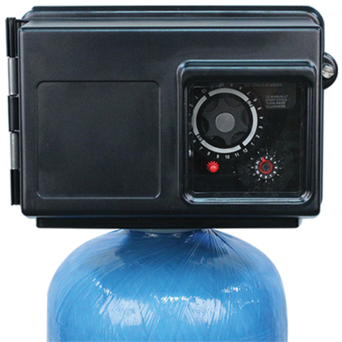 The Fleck 2510 valve head which is compatible with the Fleck AiQ.