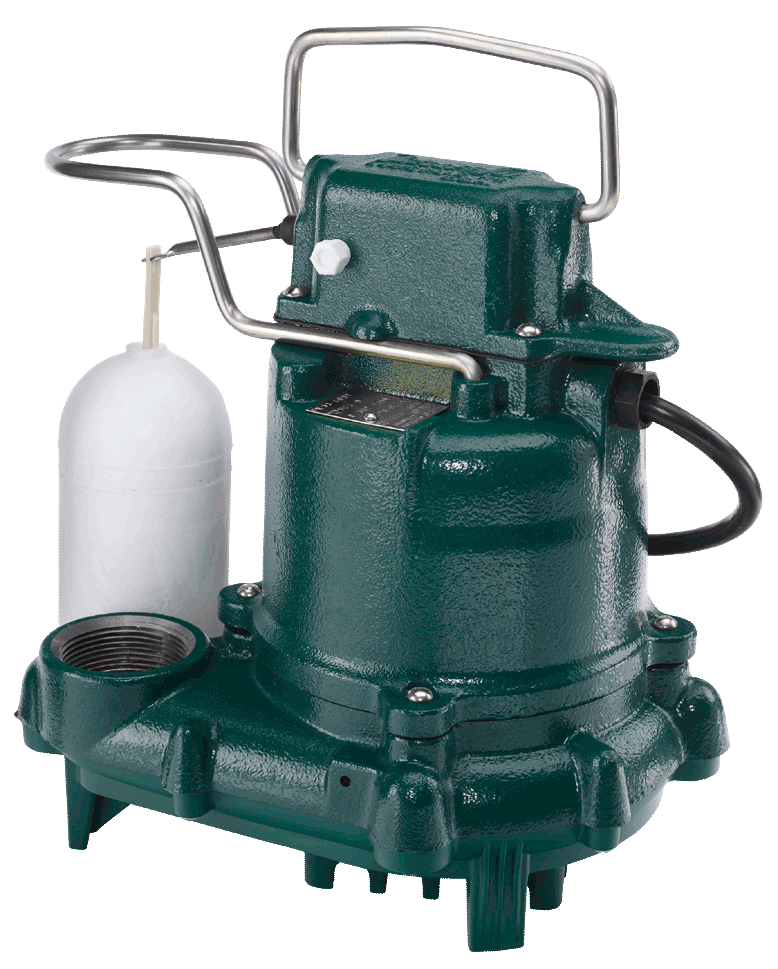 The Zoeller M-53 Mighty-Mate sump pump.
