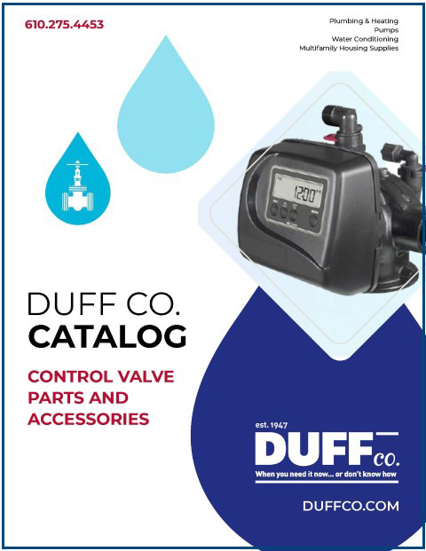 An image of the catalog cover for control valves, parts and accessories