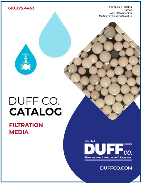 An image of the catalog cover for filtration media.