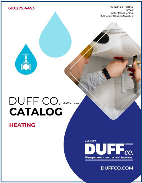 An image of the catalog cover for heating supplies.