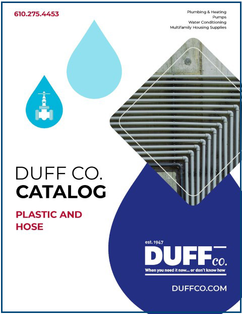 An image of the catalog cover for the plastic and hose catalog.