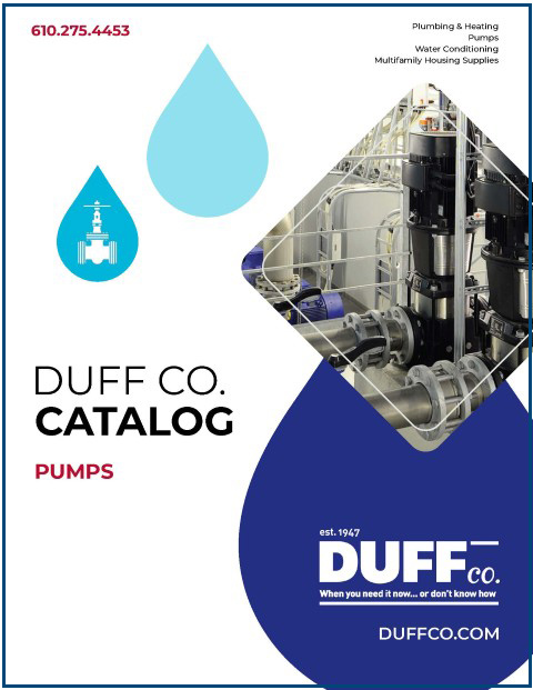 An image of the catalog cover for pumps.